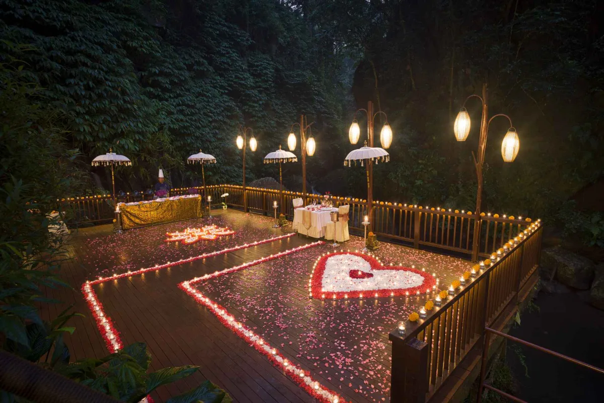 Candle Light Dinner by the River 